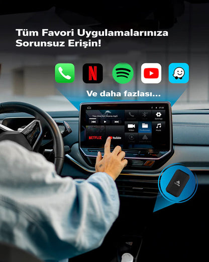 Cavora Drivebox 16GB - CarPlay&Android Auto Akıllı Kutu - YouTube&Netflix